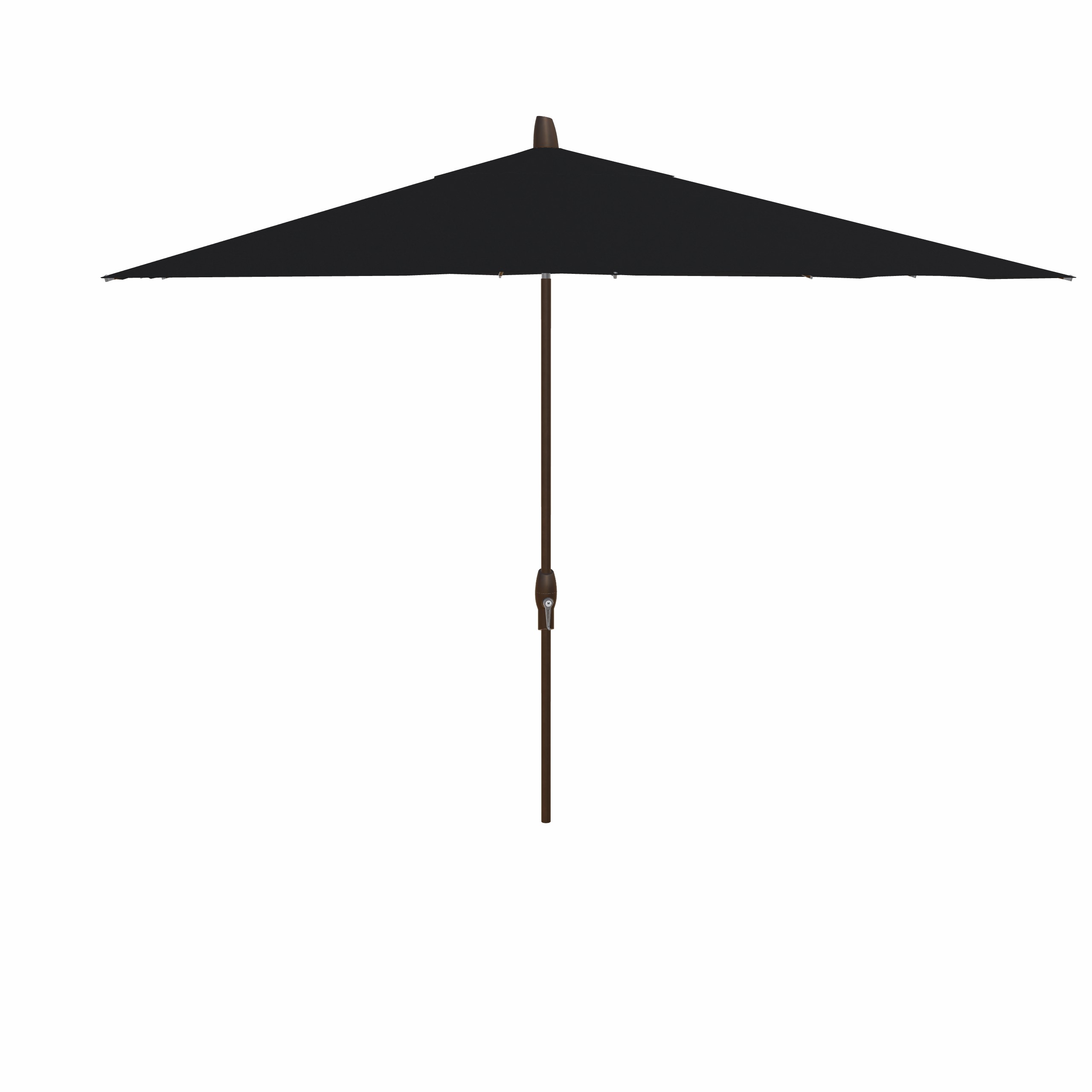 8x10' Auto Tilt Market Umbrella - Black